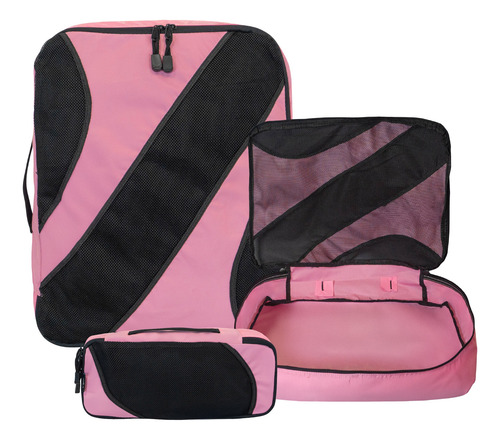 Set Organizador De Ropa Para Valija Viaje Bolsas Con Cierre