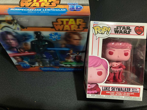 Paquete Star Wars (funko Luke Skywalker Más Rompecabezas)