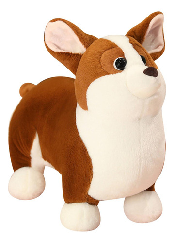 Adorable Almohada De Felpa Para Perro Corgi, Perfecta 35cm