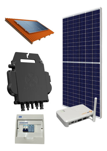 Kit Solar Ar Condicionado 18000 Btus 10 H/dia 220v - On Grid