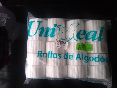 Rollo De Algodón Dental Uniseal Pq Con 20 Círculos C/50 Pzas