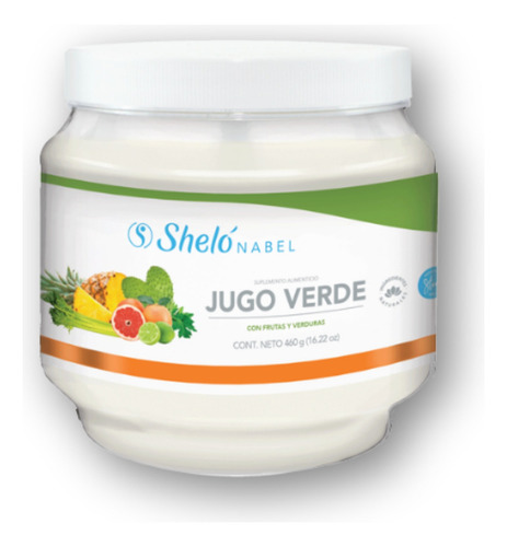 Jugo Verde Con Hierro + Fibra + Detox Sheló Nabel Sabor Frutas