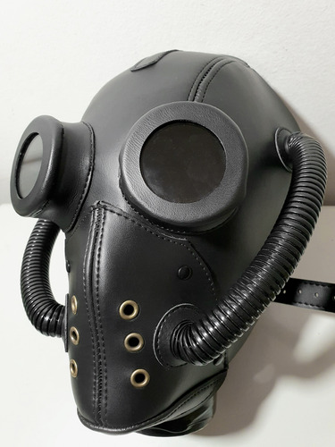 Máscara Techno Artistas Dj Creador Steampunk Negra Dark Rg Negro Steamdark