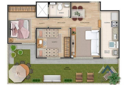 Apartamento À Venda, 43 M² Por R$ 163.939,00 - Cidade Industrial Ii - Londrina/pr - Ap0677