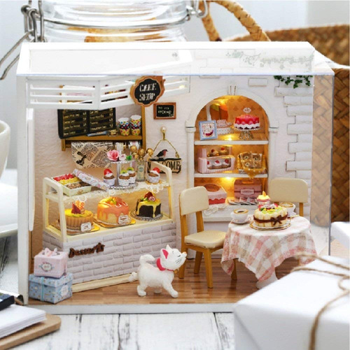 Flever Casa De Muñecas En Miniatura De Bricolaje Casa Y Kit