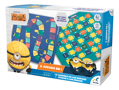 Juego De Mesa 2 En 1 Mi Villano Favorito 4 Didacticos