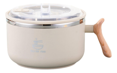 Tazón De Ramen Con Soporte Para Teléfono, Utensilios Caqui