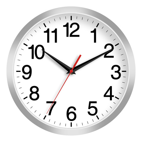Rohioue Reloj De Pared, Moderno Reloj De Pared A Pilas De 10