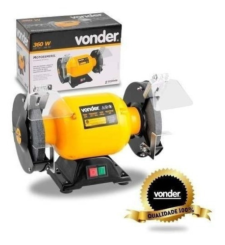 Esmeril De Bancada Vonder 1/2 Hp P/ Rebolo De 6 X 5/8 110v