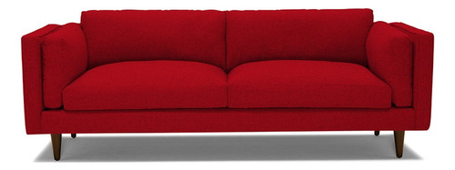Sofa Eva 3 Cuerpos Rojo