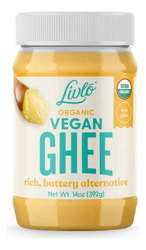 Livlo Ghee Vegano Organico, Mantequilla A Base De Plantas, N