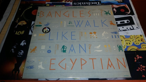 Bangles Walk Like An Egyptian Vinilo Maxi Europe 4 Tracks 86
