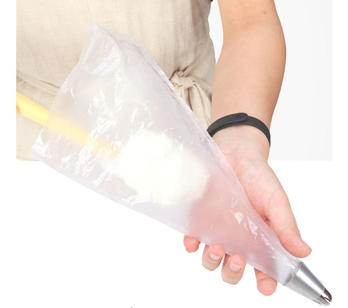 Saco De Confeitar Descartável Médio 40 Cm (50 Un) +