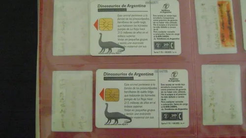 Tarjeta Telefonica Colecci F.73 Dinosaurios Riojasaurus Nu (Usado)