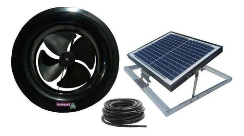Ventilador Solar Axisolar, Mxaxs-001, 12 Ø, 2175m3/hr, 1280c
