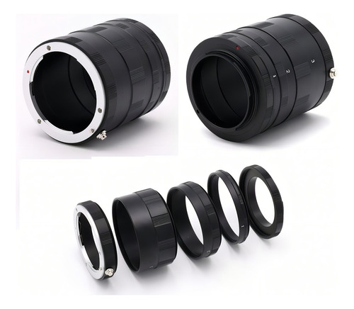 Tubo Extensor Para Macro Fotografia Câmera Canon Ef Mount