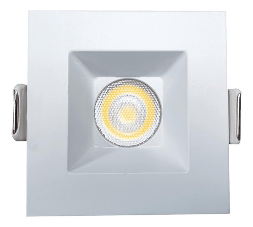 ~ Alto? Perlglow Luminaria Downlight Blanca Cuadrada De 1 Pu