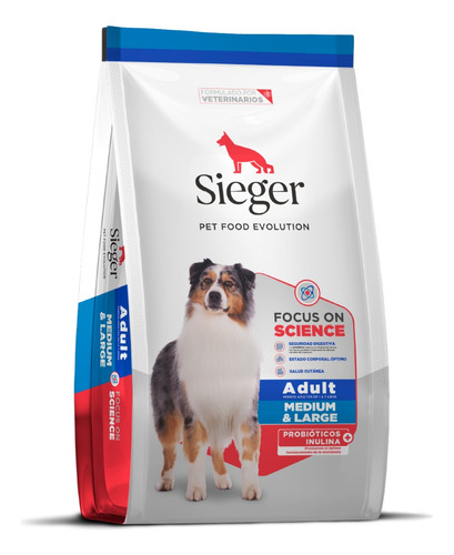 Sieger Super Premium Perro Adulto Medium/large Breed  X 3 Kg