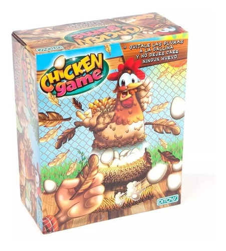 Chiken Game Juego De Mesa Pollo Gallina Original Ditoys