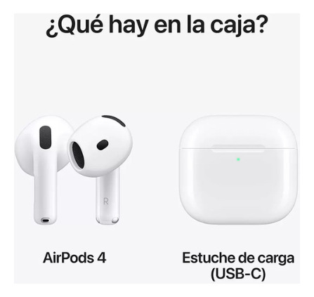 Airpods 4° Generación Apple & Android Cancelación Ruido Oem Blanco (Reacondicionado)