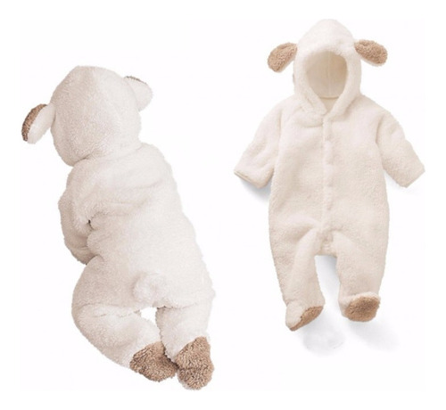 Mono De Invierno Con Forro Polar, Disfraz Para Bebés Y Niños