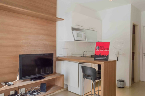 Imagem 9 de 15 de Flat Nyc Berrini 40m² 1 Dormitório 1 Vaga Para Locação No Brooklin. - Sf39082