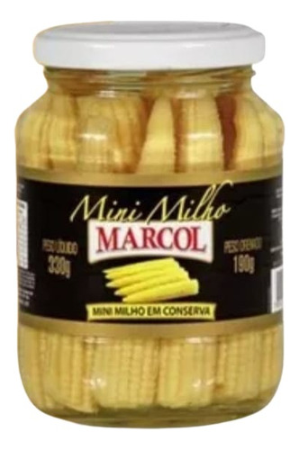 Mini Milho Em Conserva Marcol 190g
