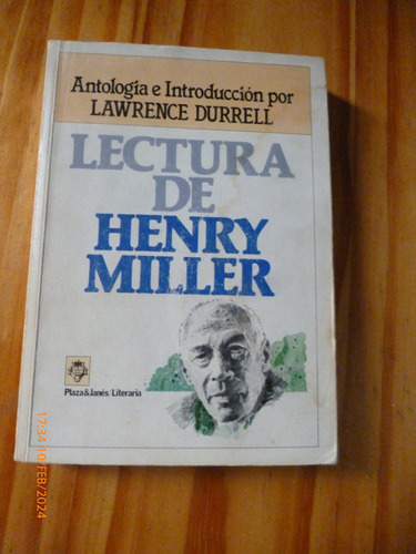 Lectura De Henry Miller, Lawrence Durrell Excelente Estado