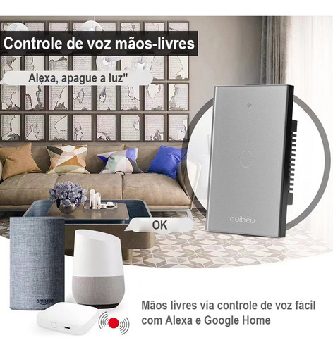 Interruptor Inteligente Wifi Smart Com Neutro Alx 1-4 Botões