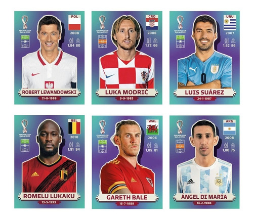 Seleccion De Laminas Mundial De Qatar 2022 