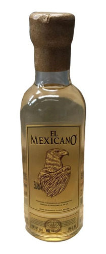 Mini Tequila El Mexicano Reposado .50 Ml