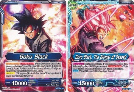 Cartas Dragon Ball Tcg Leader Goku Black Darkside Tcg | MercadoLibre
