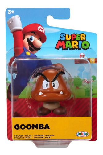 Imagem 3 de 4 de Boneco World Of Nintendo Super Mario Goomba Jakks Pacific