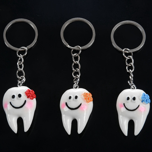 40 Peças De Chaveiro, Chaveiro, Pendurado Em Forma De Dente,