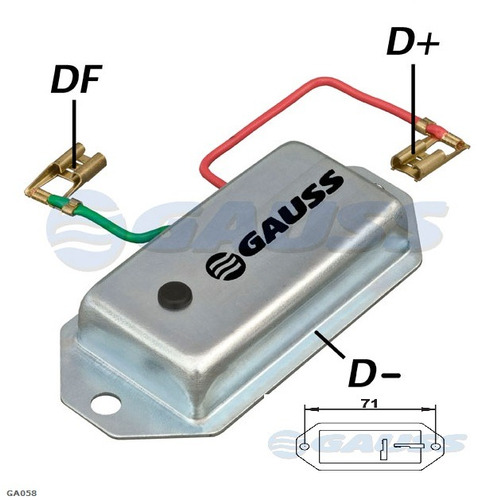 Regulador Gauss Wapsa 12v 65amp