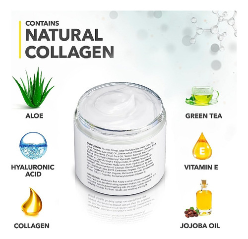 Arvesa Crema Facial Retinol Con Colágeno Ácido Hialurónico