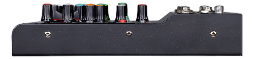Consola Mezclador Fx Dj Af7 Bluetooth Equaliz Mic 7 Canales