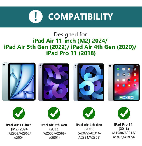 Kbcase Para iPad Air 11 Pulgadas (mcase Con Teclado, Estuche