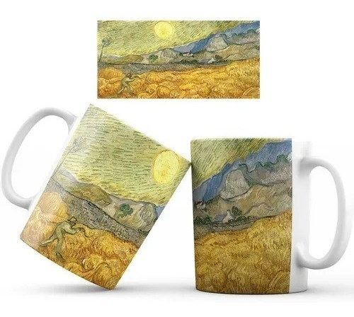 Mug Taza Vincent Van Gogh Campo De Trigo Hospital