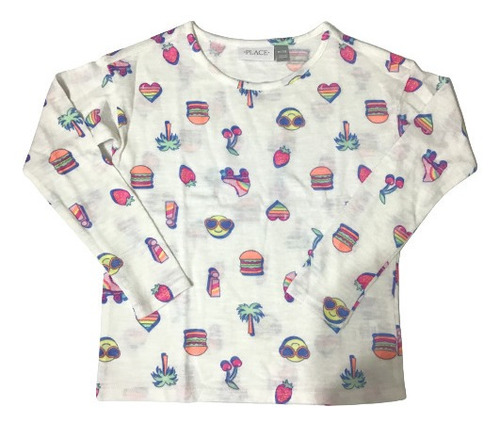 Remera Manga Larga Childrens Place Talles  5-6, 7-8,10/12