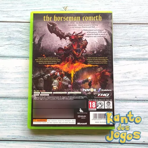 Jogo Darksiders - Jogo XBOX 360 – Unibes Bazar