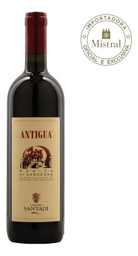 Vinho Antigua Monica Di Sardegna Doc 2019 Santadi 750ml