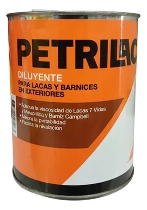 Diluyente Para Lacas Y Barnices Petrilac X 1/2lt