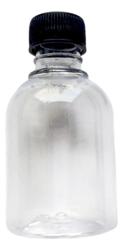 Mini Botella Corona Plástico Hotelera Con Tapa 40 Ml 100 Pzs