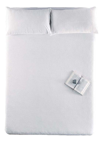 Protector Colchón King Size Impermeable Blanco Vianney Diseño de la tela Liso