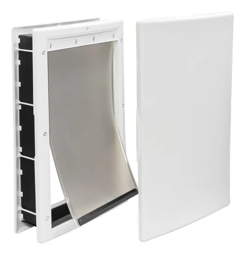 Puerta Para Mascotas Premier Pet De Plástico Blanco, Puerta