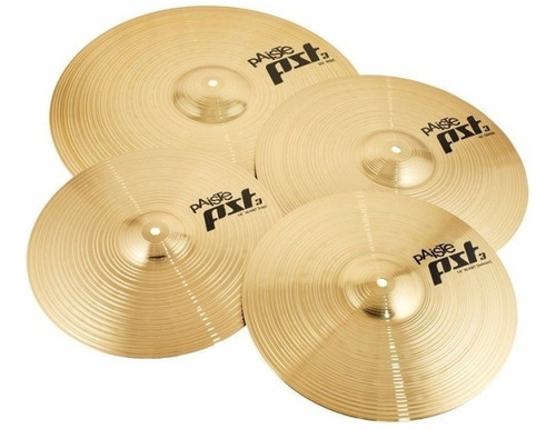  Paiste  PST3  Universal Set Dorado  Pack 4 Unidades 141620 "