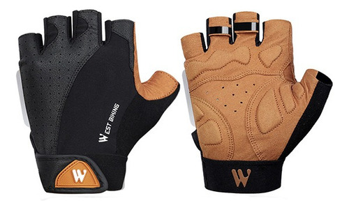 F Guantes For Bicicleta Mtb, Medio Dedo