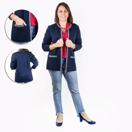 Chaqueta Jakar Escote Redondo Shaarabuy Yordall Chaqueta Jakar Escote Redondo Shaarabuy Yordall