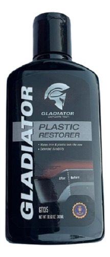 Restaurador De Plastico 300ml Para Auto Gladiator Universal